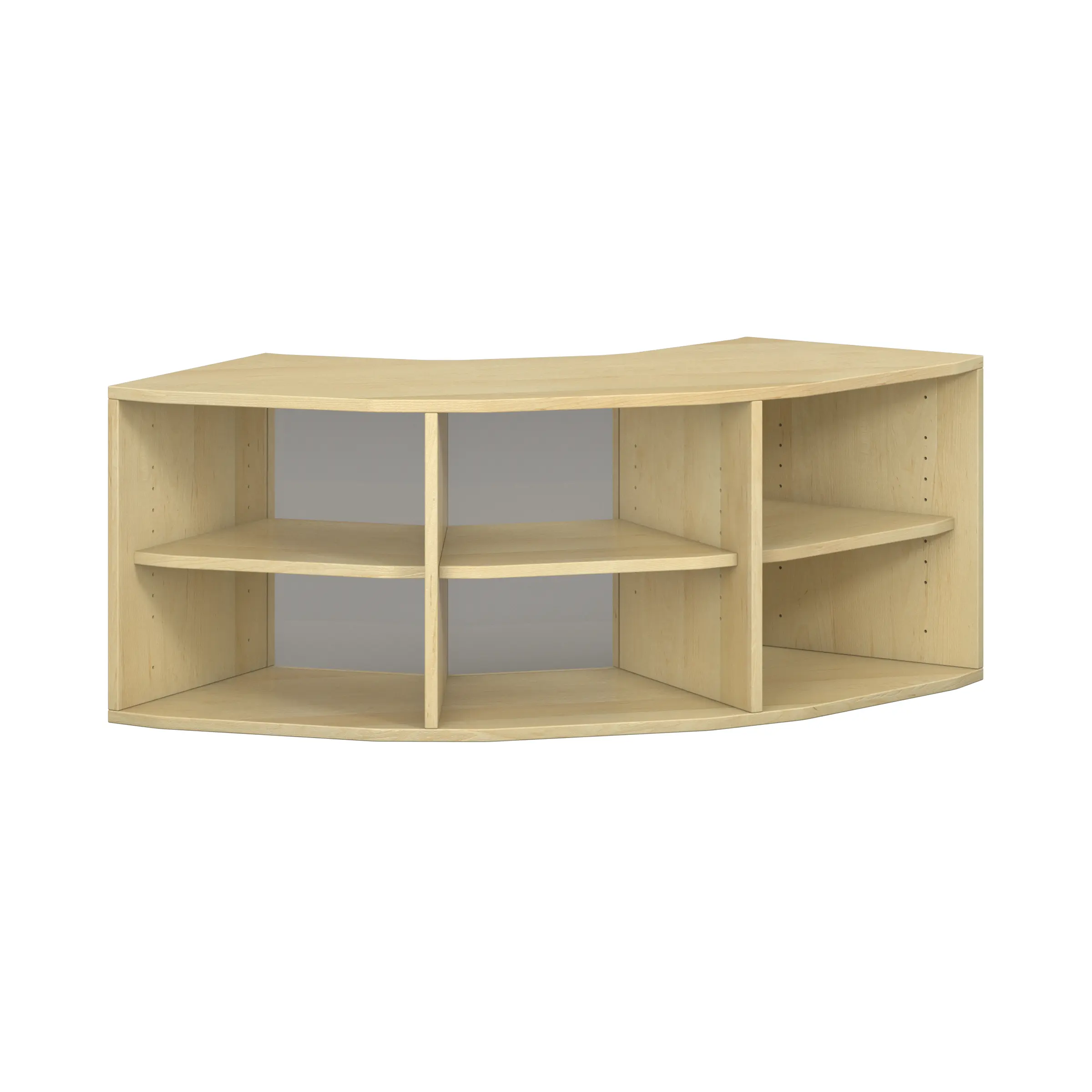 Pureo Kast 90° open fineer B 136,4 x H 50 x D 57,1 cm