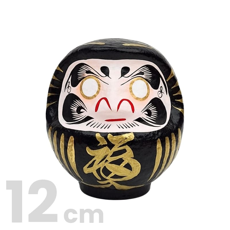 Zwarte Japanse Daruma – 9 tot 15 cm - Afbeelding 5